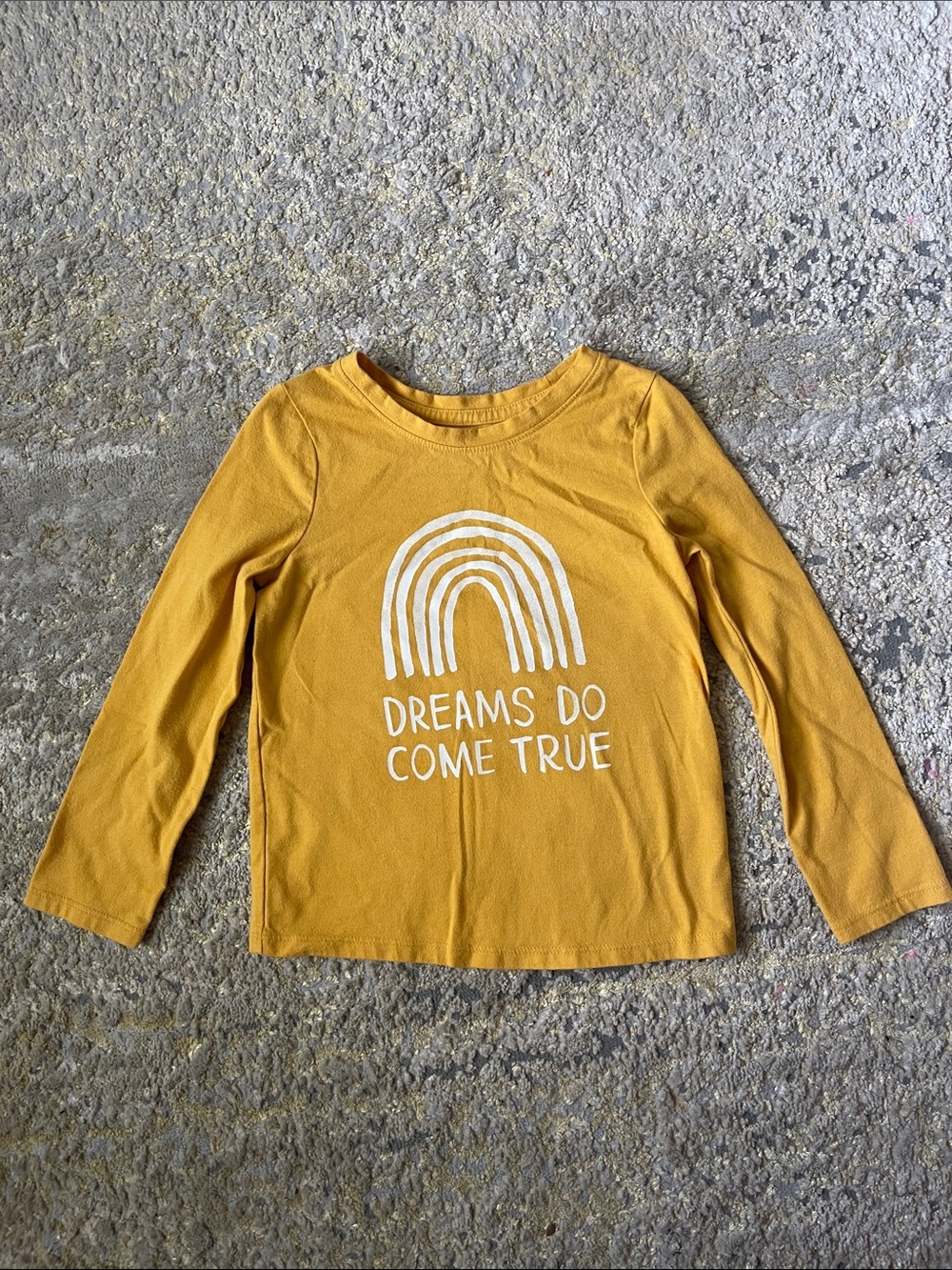 4T yellow long sleeve top